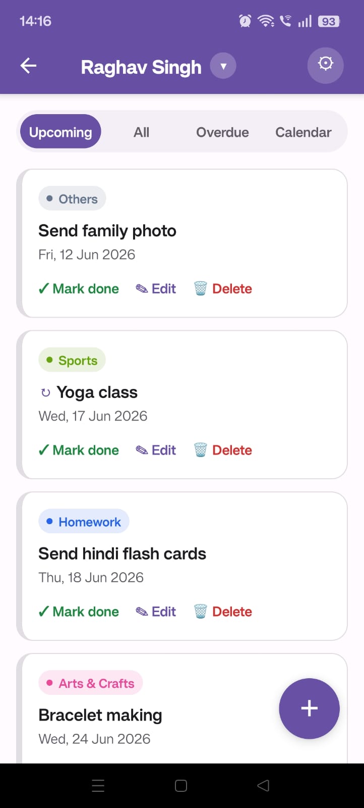 Home — deadline list